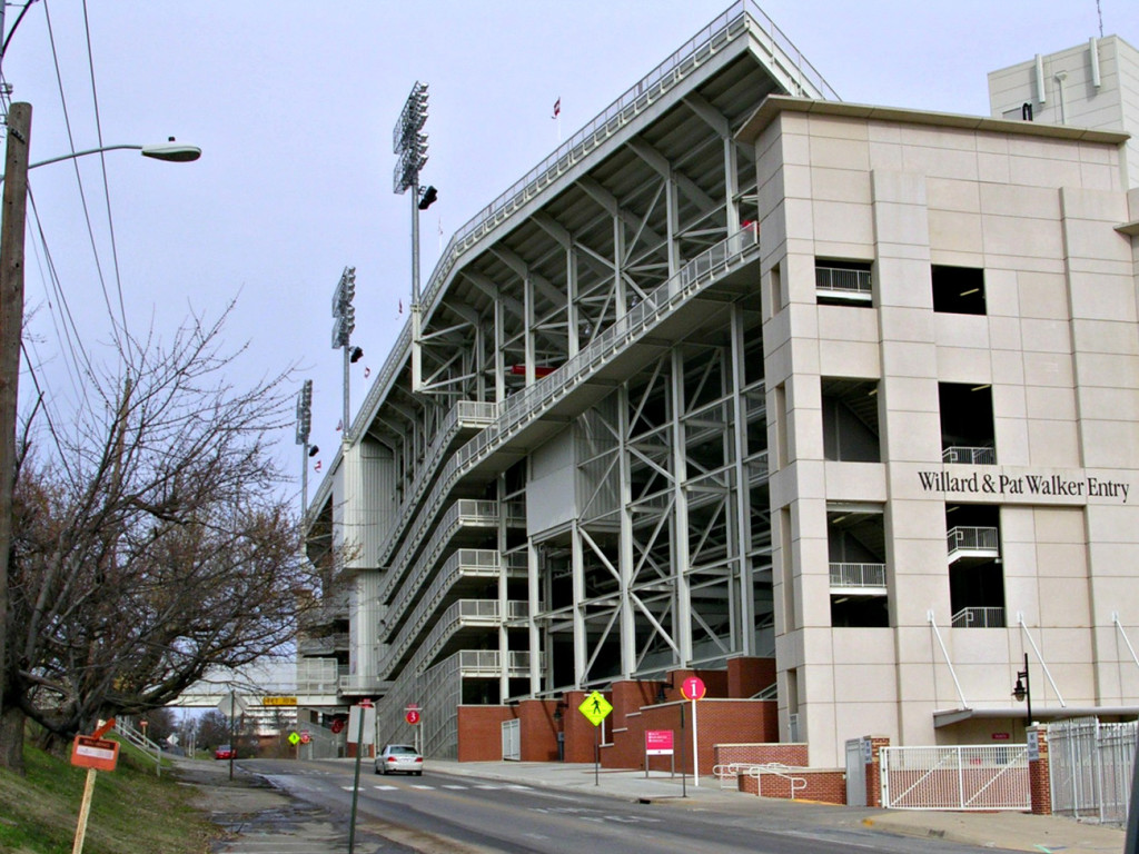 University of Arkansas Reynolds Razorback Stadium – West Facade