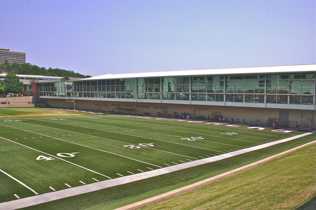 University of Arkansas Men’s Strength Training Facility